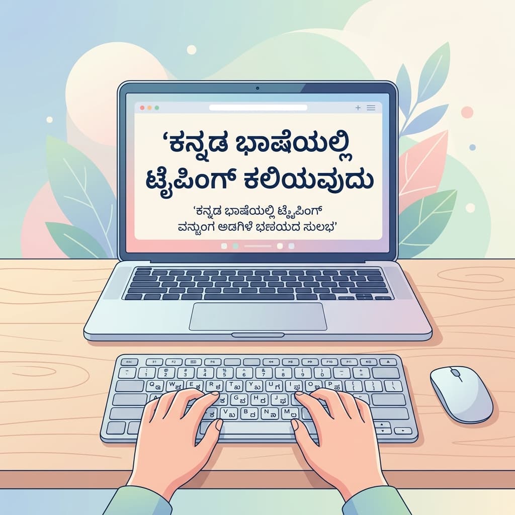 Nudi as software for Kannada typing