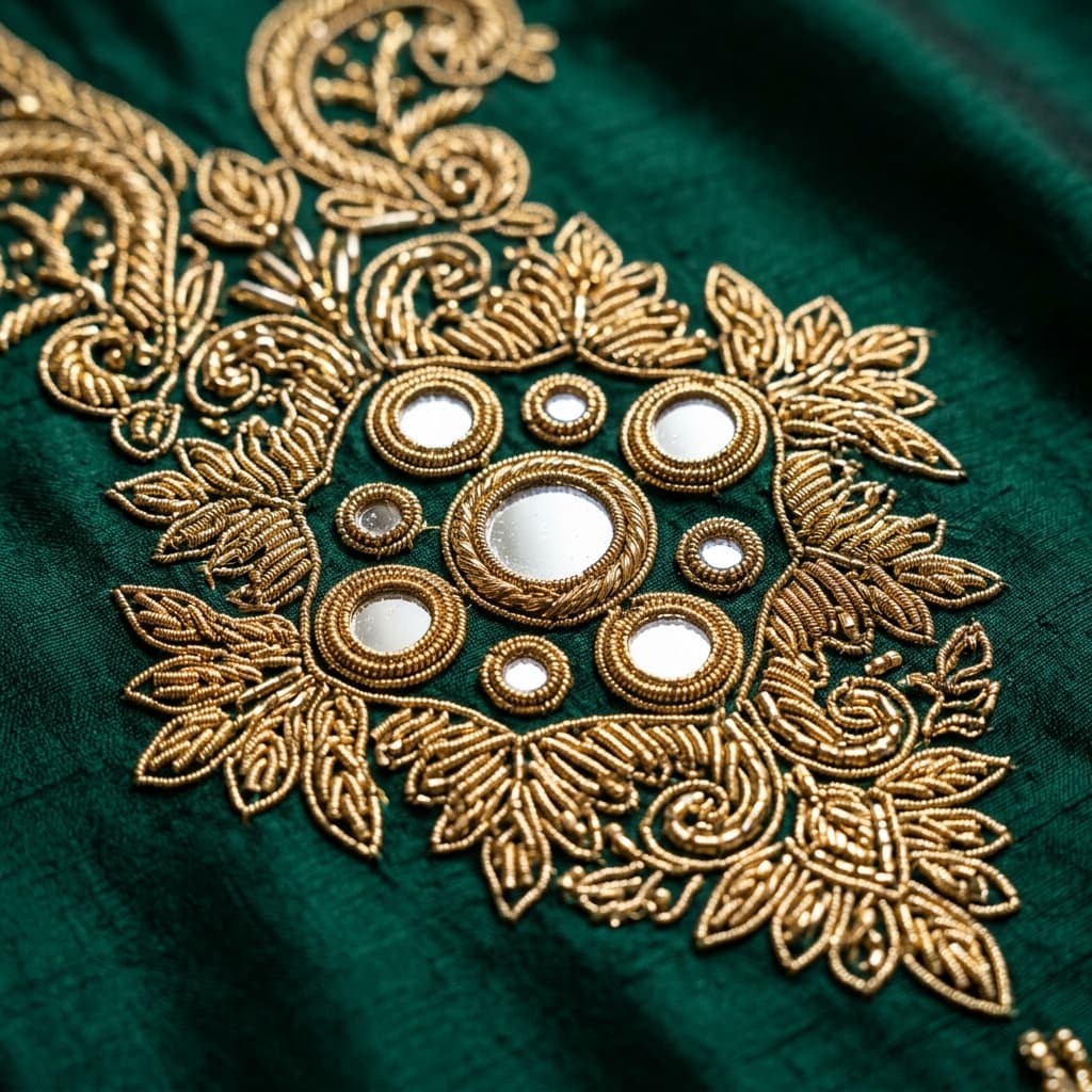 Zardosi and Mirror Work