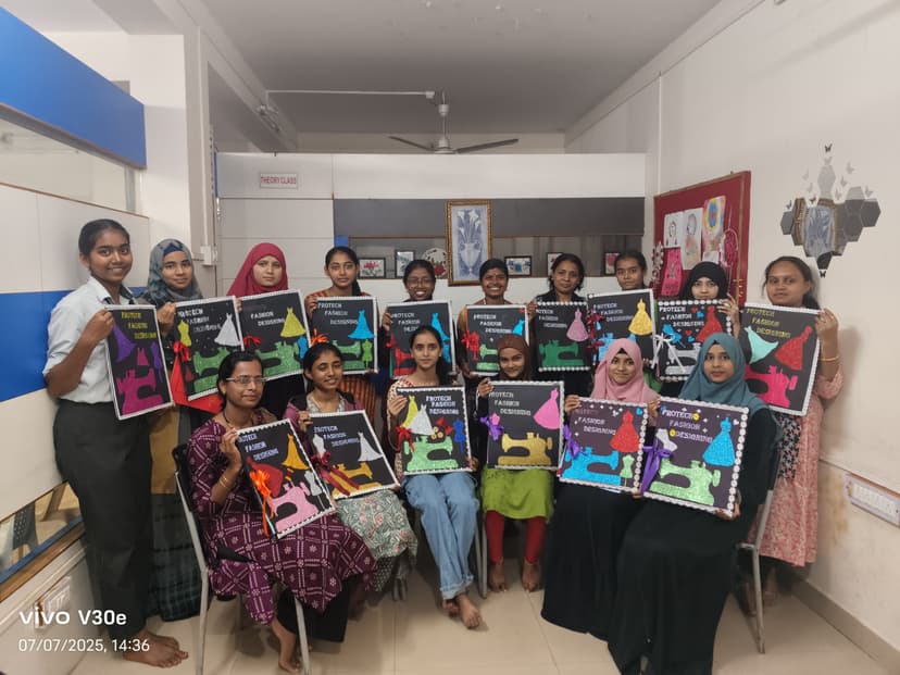 ProTech Fashion Designing Students