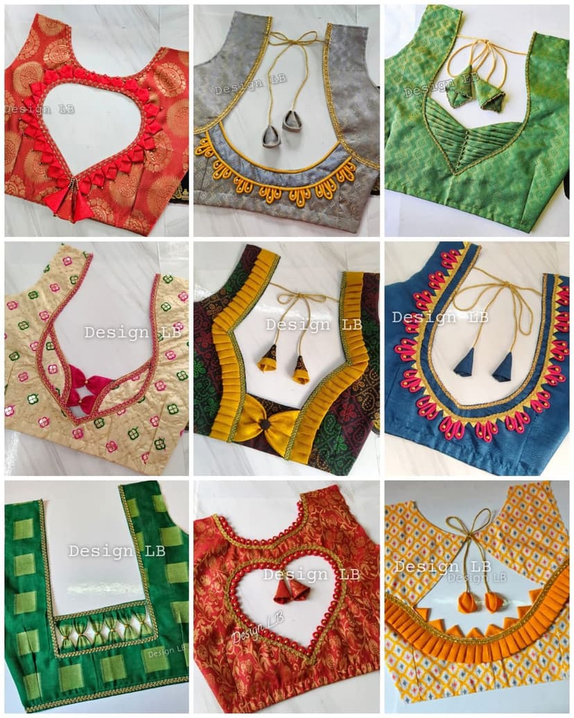 Blouse back neck designs