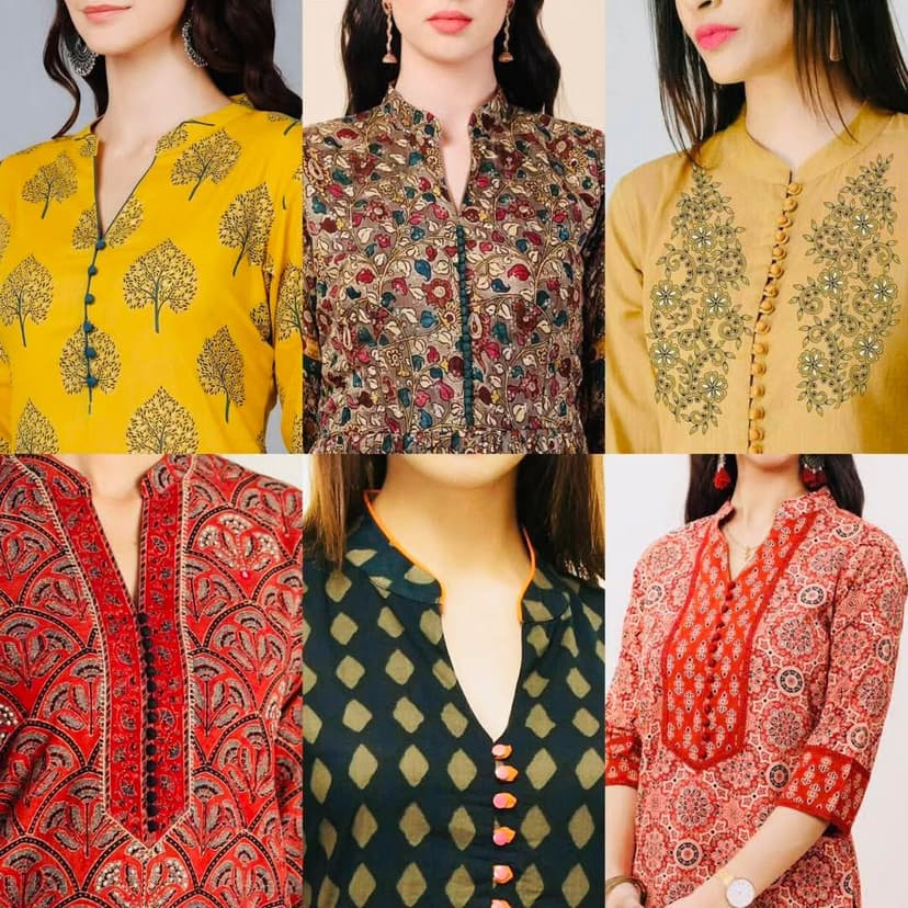Designer kurti neck patterns